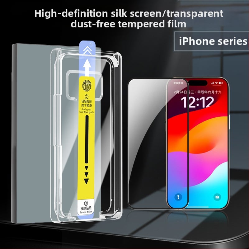 Προστατευτικό οθόνης από γυαλί για iPhone 13, 14 Pro, 14 Pro Max – HD ευκρίνεια, ανθεκτικό στη σκόνη, αντιδακτυλικά αποτυπώματα, αντοχή σε πτώσεις, πλήρης κάλυψη οθόνης