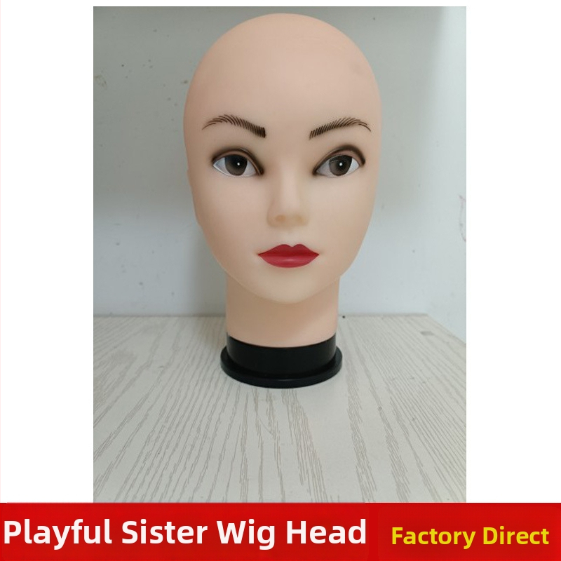 Model de cap pentru perucă cosplay cu suport, model RBE-GT09; material păr: K silk / p silk; stil perucă: anime cosplay; lungime perucă: medie până la lungă; circumferința mare a capului