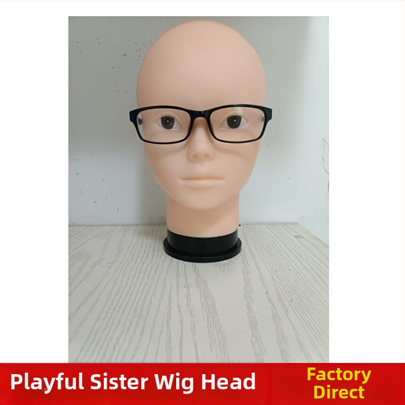 Model de cap pentru perucă cosplay cu suport, model RBE-GT09; material păr: K silk / p silk; stil perucă: anime cosplay; lungime perucă: medie până la lungă; circumferința mare a capului