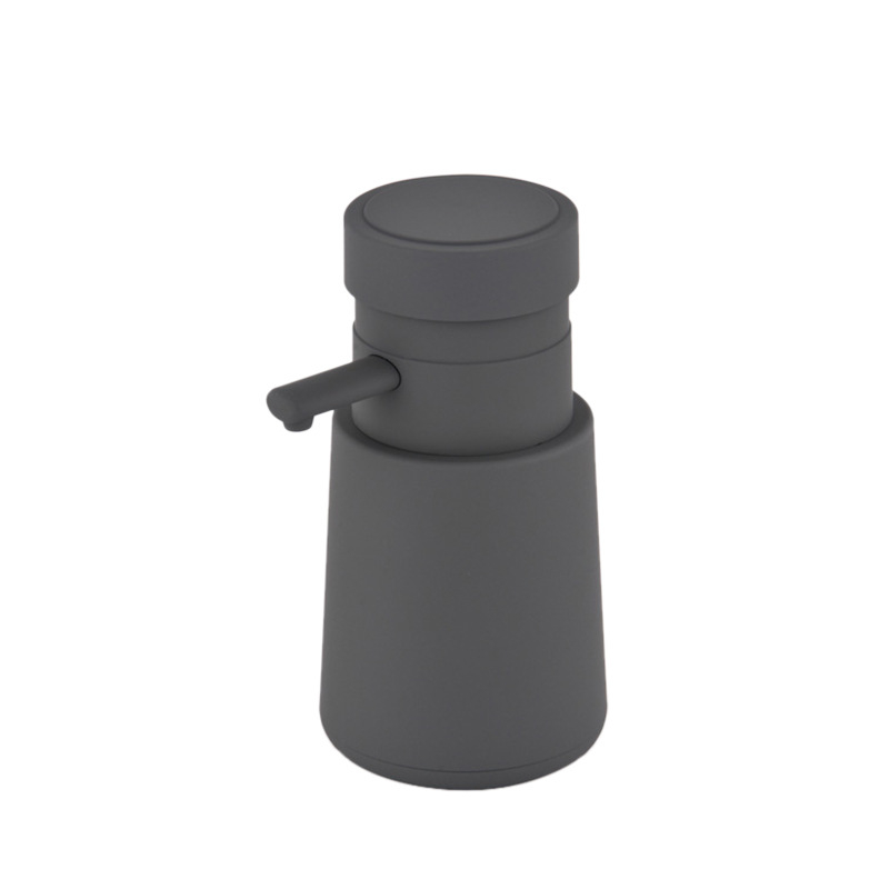 Longan B38 plastična boca za sapun, moderni minimalistički stil, ručna pumpa, injekcijsko oblikovanje, logo OK, 280 g