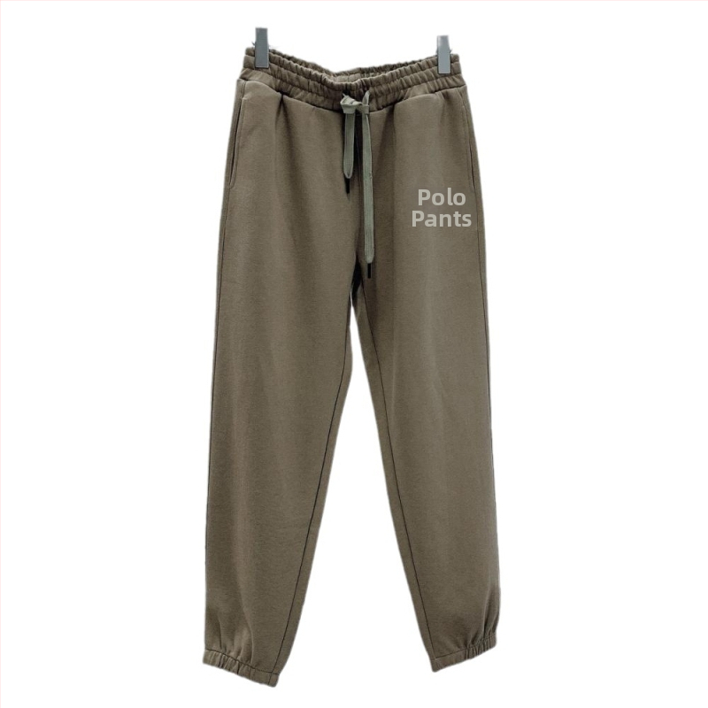 Pamut lazán szabott sportnadrág ló motívummal, középmagas derékkal, mikroelaszticitás, egyenes szabás, 95% pamut, 320 g