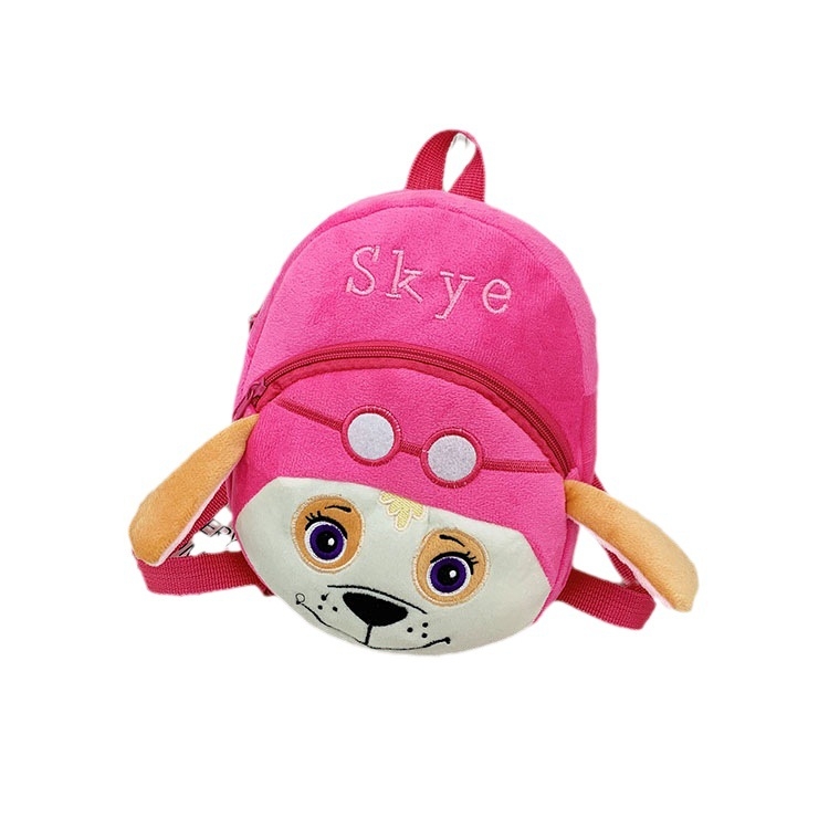 Dječji ruksak Paw Patrol, plišasti materijal, ultralako i izoliran, anime uzorak, podstava od pamuka