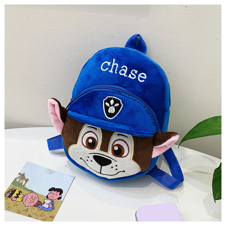 Dječji ruksak Paw Patrol, plišasti materijal, ultralako i izoliran, anime uzorak, podstava od pamuka