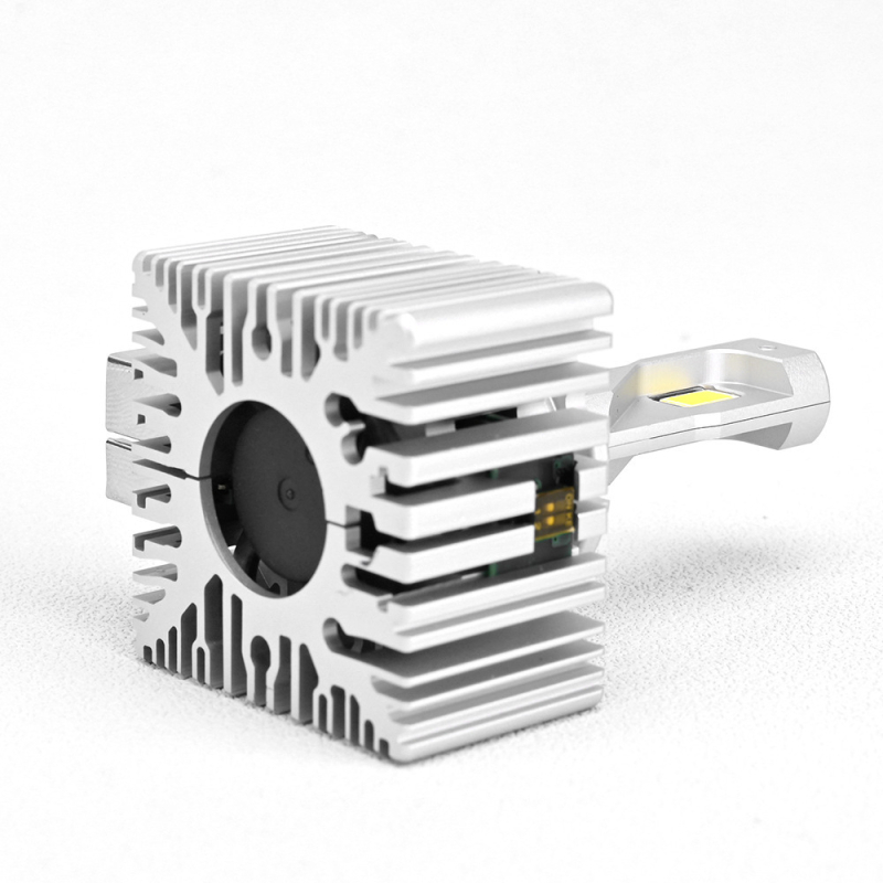 LED фарна крушка за автомобил за D1S/D2S/D3S/D4S/D5S/D8S – HID замяна в стил Xenon, 12V, 4200LM, IP68, авиационен алуминий