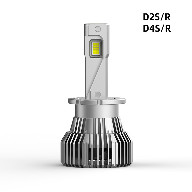 LED фарна крушка за автомобил за D1S/D2S/D3S/D4S/D5S/D8S – HID замяна в стил Xenon, 12V, 4200LM, IP68, авиационен алуминий