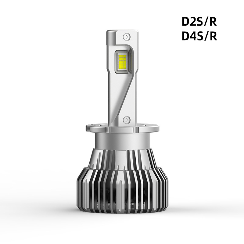 LED фарна крушка за автомобил за D1S/D2S/D3S/D4S/D5S/D8S – HID замяна в стил Xenon, 12V, 4200LM, IP68, авиационен алуминий