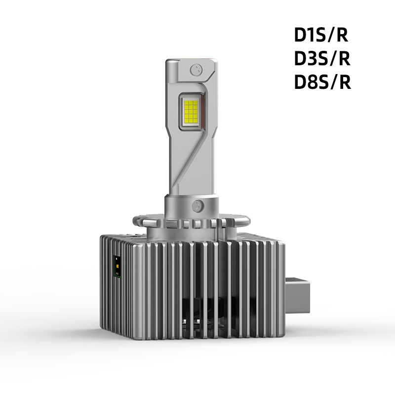 LED фарна крушка за автомобил за D1S/D2S/D3S/D4S/D5S/D8S – HID замяна в стил Xenon, 12V, 4200LM, IP68, авиационен алуминий