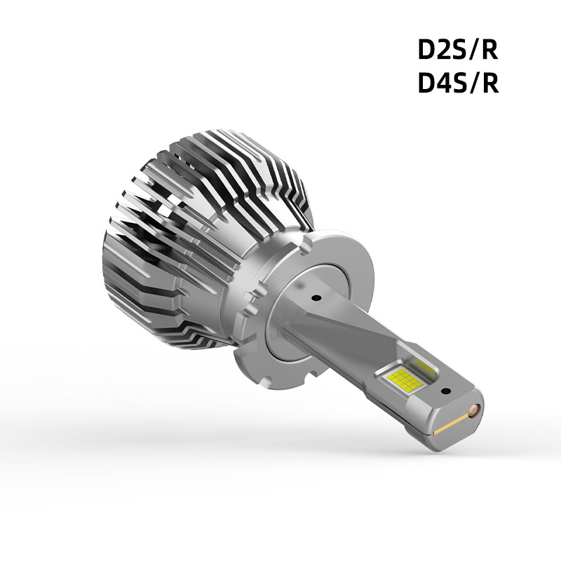 LED фарна крушка за автомобил за D1S/D2S/D3S/D4S/D5S/D8S – HID замяна в стил Xenon, 12V, 4200LM, IP68, авиационен алуминий