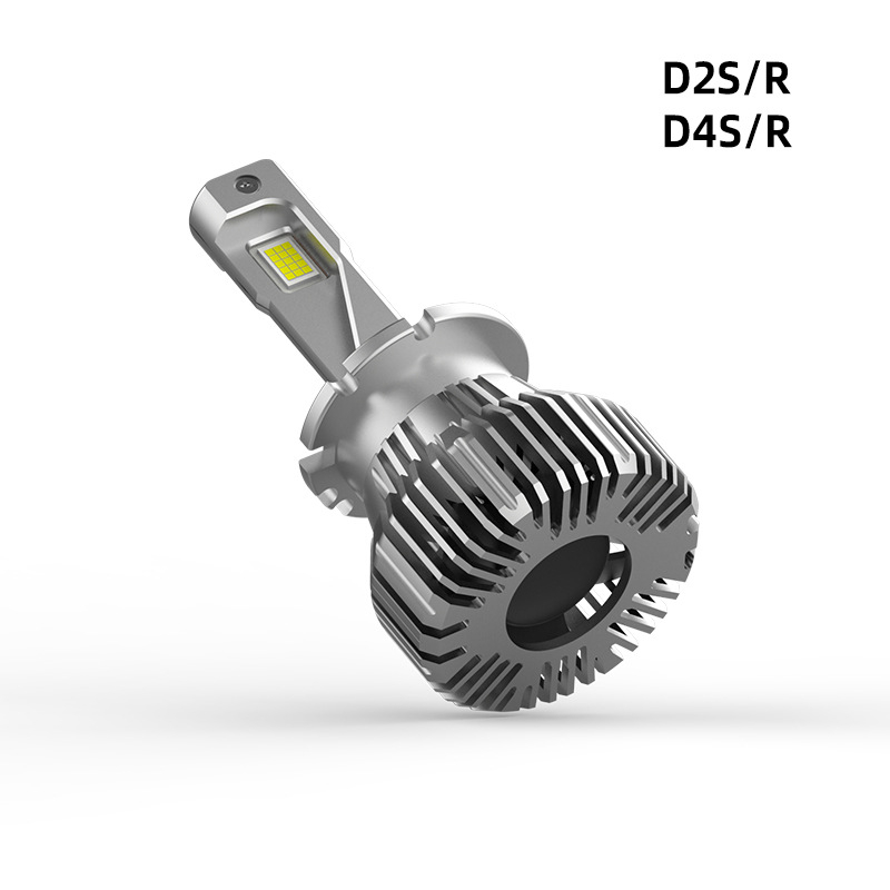 LED фарна крушка за автомобил за D1S/D2S/D3S/D4S/D5S/D8S – HID замяна в стил Xenon, 12V, 4200LM, IP68, авиационен алуминий