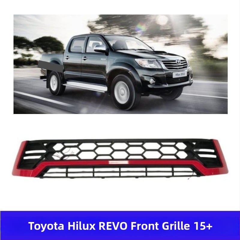 Μπροστινή μάσκα για Toyota Hilux Revo – ABS πλαστικό, τοποθέτηση στον ψύκτη, 2015+, DUKE4WD