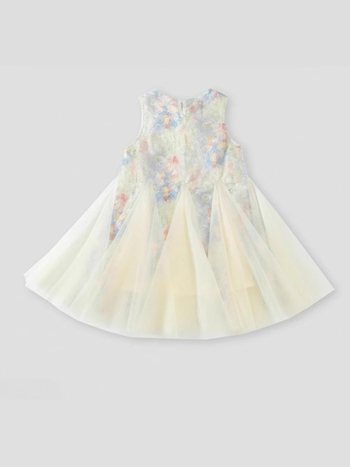 Детска пола с презрамки, стил принцеса, полиестерова материя, подплата полиестер, за новородени 0–1 година