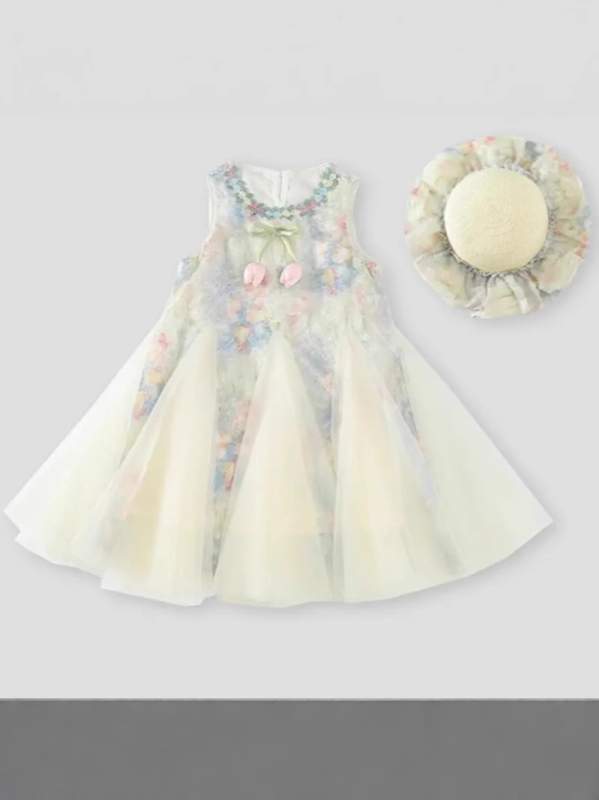 Детска пола с презрамки, стил принцеса, полиестерова материя, подплата полиестер, за новородени 0–1 година