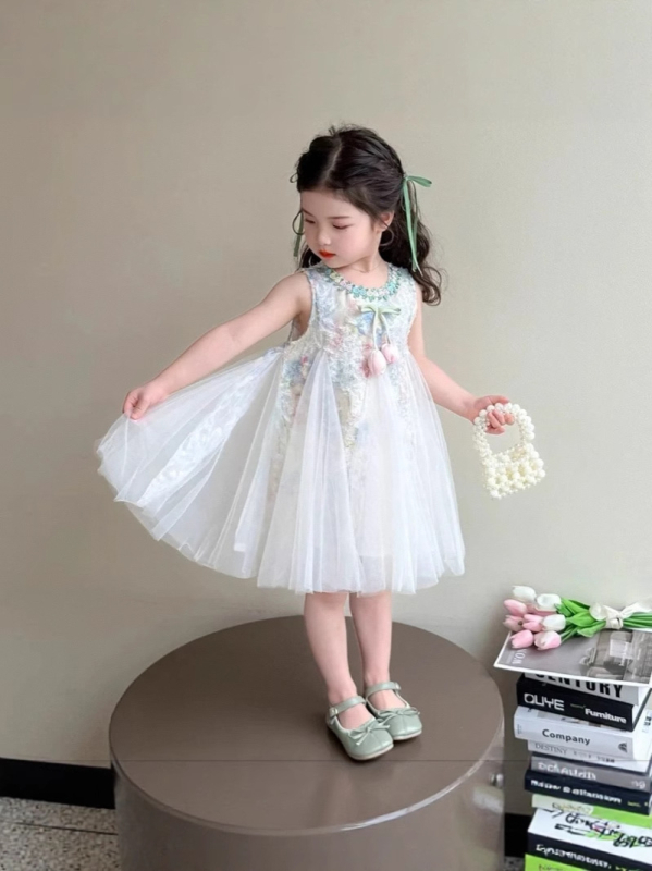 Детска пола с презрамки, стил принцеса, полиестерова материя, подплата полиестер, за новородени 0–1 година