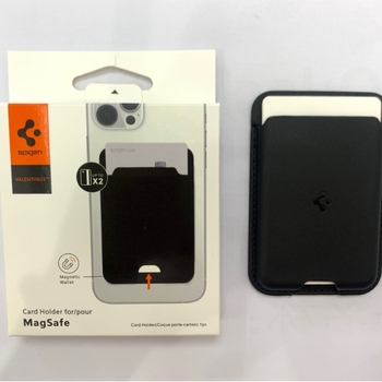 Bőr mágneses kártyatartó a hátlaphoz iPhone 16/17