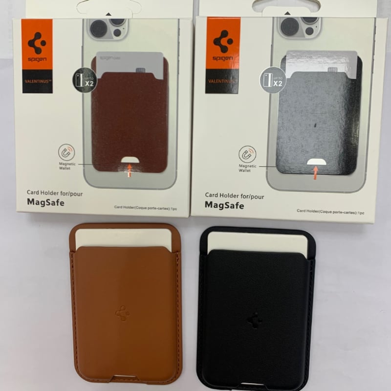 Bőr mágneses kártyatartó a hátlaphoz iPhone 16/17