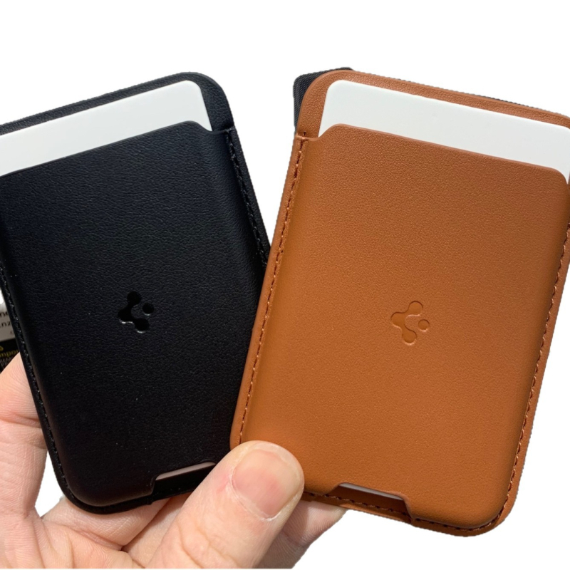 Bőr mágneses kártyatartó a hátlaphoz iPhone 16/17