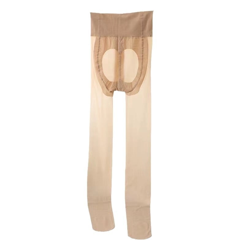 Baršunaste najlonke za podizanje stražnjice – tanke, visoki struk