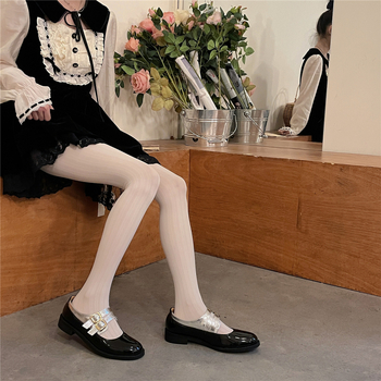 Velúr nylonharisnya, vékony, egyszínű, teljes hosszúságú