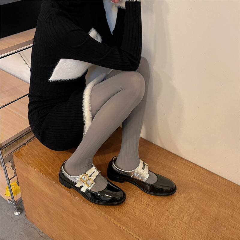 Velúr nylonharisnya, vékony, egyszínű, teljes hosszúságú