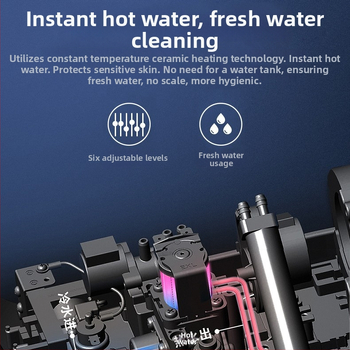 Inteligentná doska toalety s bidetom: okamžité vykurovanie, nastaviteľná teplota vody, umývanie sedadla, vyhrievanie sedadla, sušenie teplým vzduchom, rozstup otvorov 110-178 mm