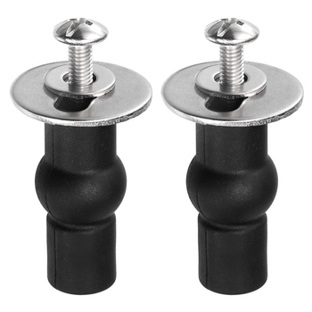 WC-ülőke fedél expanziós csavarokkal, ABS, lengéscsillapító, furatok között 14 mm, modell Stainless Steel Gasket Screw