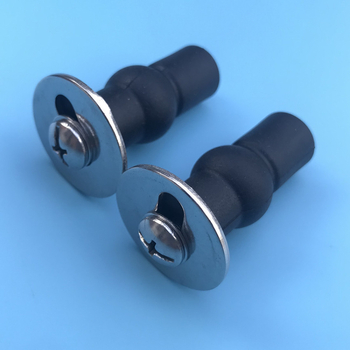 WC-ülőke fedél expanziós csavarokkal, ABS, lengéscsillapító, furatok között 14 mm, modell Stainless Steel Gasket Screw