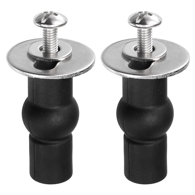 WC-ülőke fedél expanziós csavarokkal, ABS, lengéscsillapító, furatok között 14 mm, modell Stainless Steel Gasket Screw