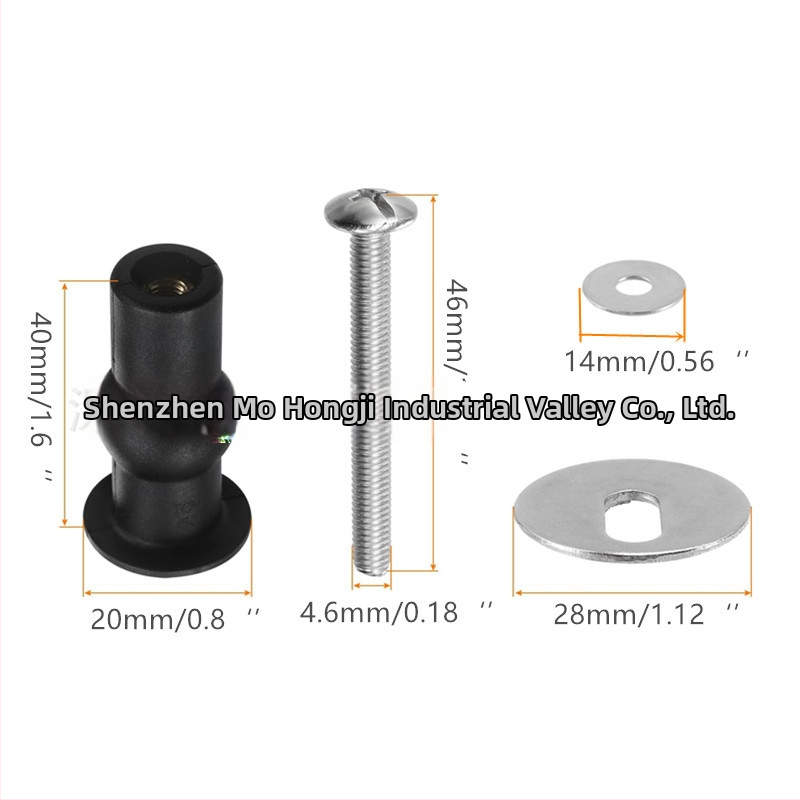 Poklop toalety s rozširovacími skrutkami, ABS, tlmič, rozstup dier 14 mm, model Stainless Steel Gasket Screw