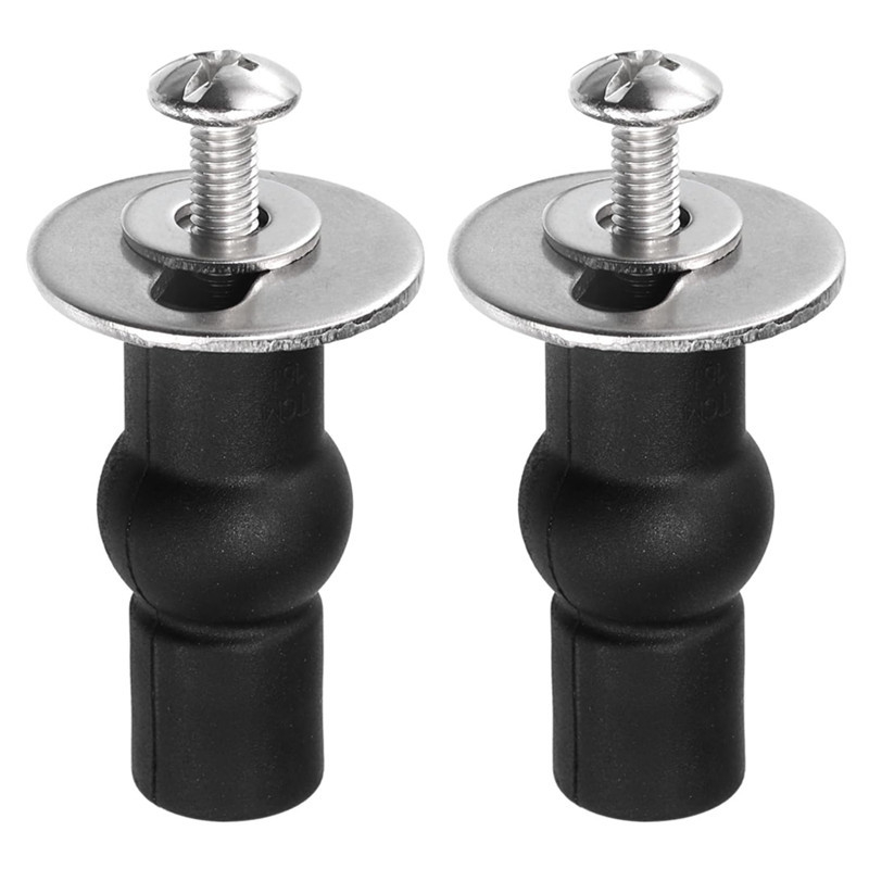 WC-ülőke fedél expanziós csavarokkal, ABS, lengéscsillapító, furatok között 14 mm, modell Stainless Steel Gasket Screw