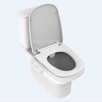 Ultra tenké ručné bidetové sedátko na WC so spínačom, ABS materiál, HaoEhhl
