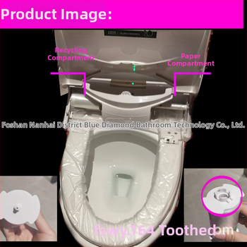 Blue Weibao plastový set toaletného papiera – 25 roliek na krabicu, vonkajšie rozmery krabice 277×277×123 mm