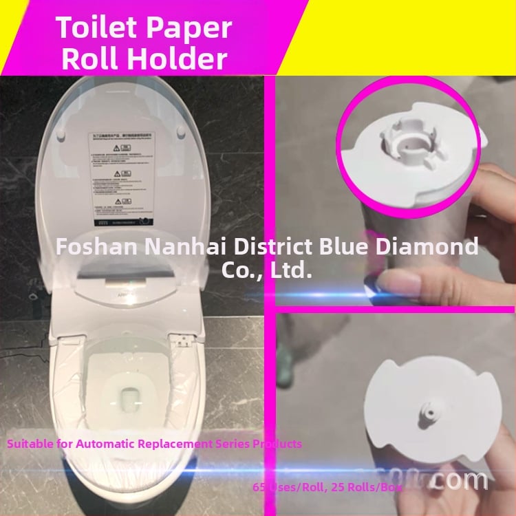 Blue Weibao plastový set toaletného papiera – 25 roliek na krabicu, vonkajšie rozmery krabice 277×277×123 mm