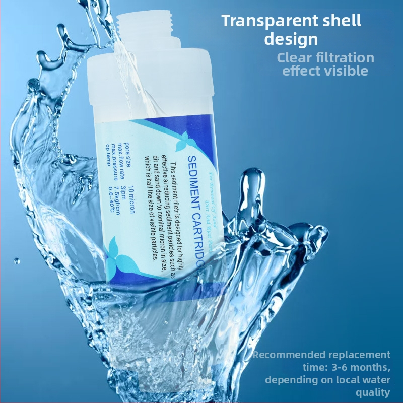 Element filtrare apă Sur | Filtru din PP, carcasă transparentă, prefiltru pentru duș, mașină de spălat, boiler și toaletă inteligentă; filtrare sediment; 100 buc./ambalaj