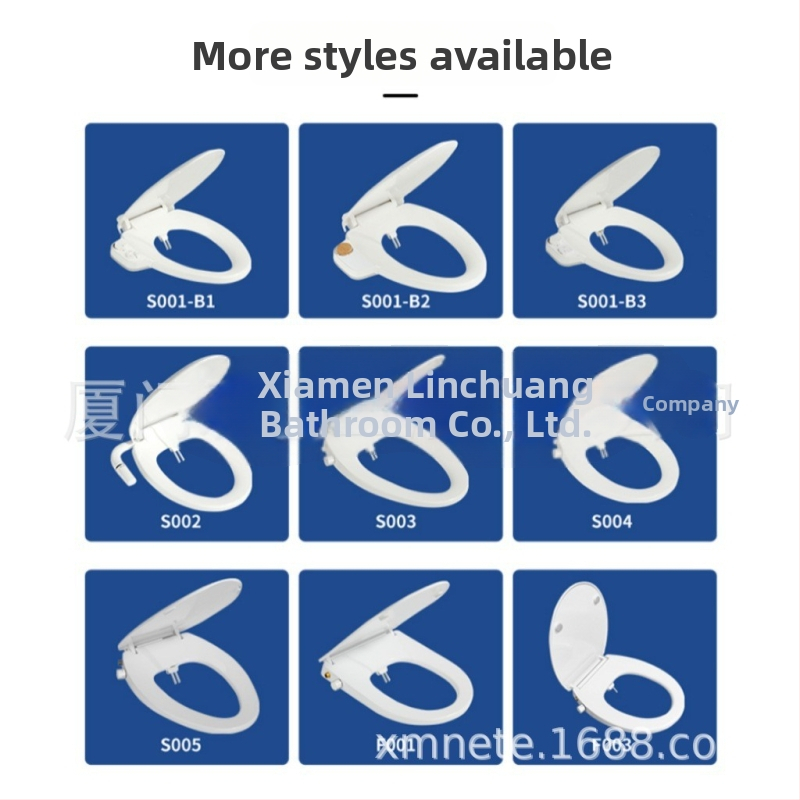 Inteligentný sedák na toaletu s vykurovaním a LED svetlom, tlmič nárazov, nastaviteľná vzdialenosť montážnych dier 109–229 mm, model S013-02, materiál PP doska