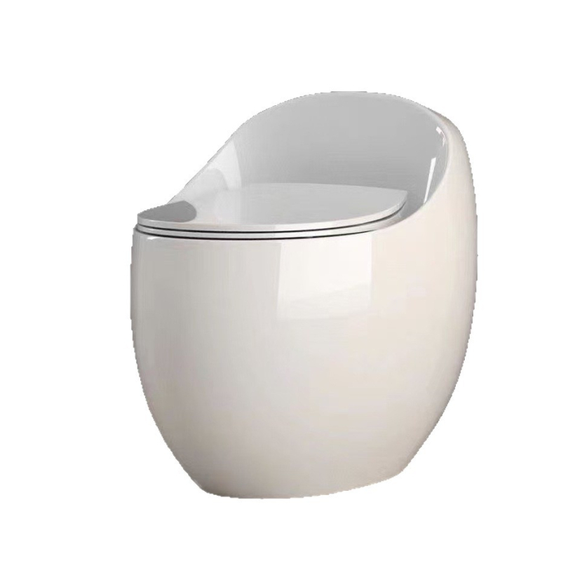 Αβγοειδής Έξυπνη Τουαλέτα οικιακής χρήσης, ήσυχο πλήσιμο, εξοικονόμηση νερού, τύπος σιφών, μοντέλο 0888 με χωρητικότητα πλήσης 3.0–6.0 L