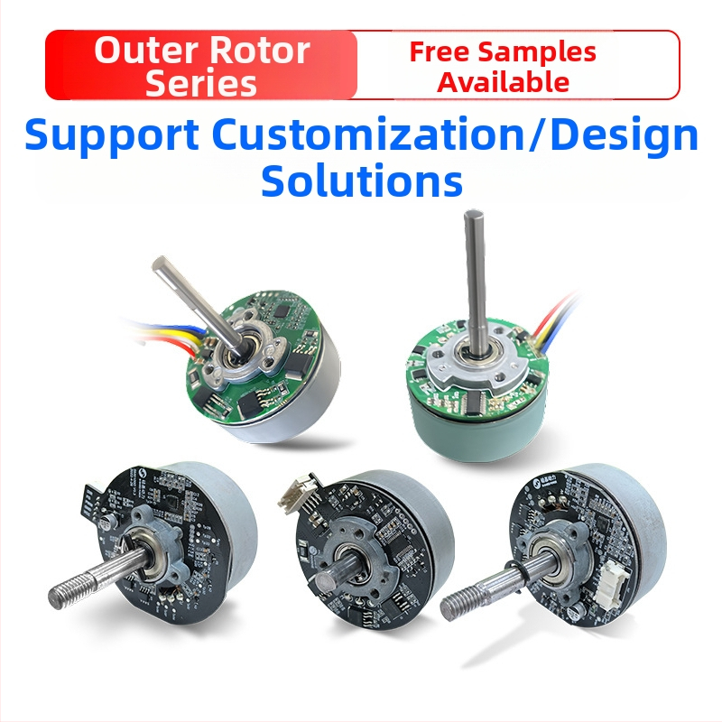 Bezkefový DC motor 5520 s vonkajším rotorom, tichý chod, Hall senzor, mikromotor