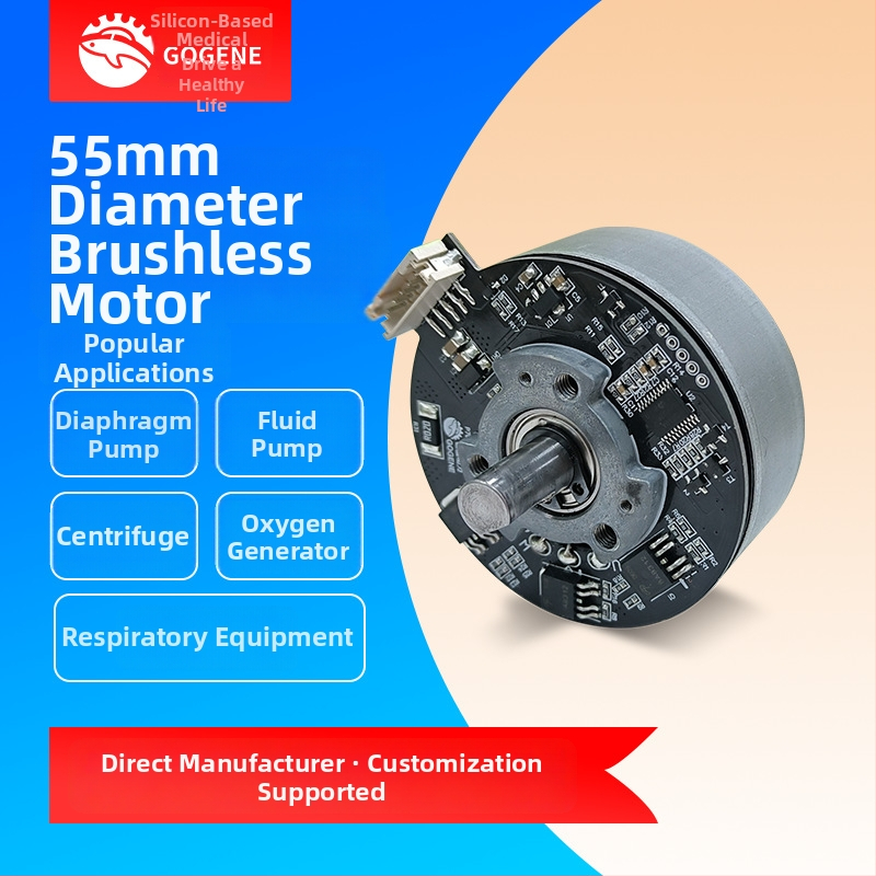 DC κινητήρας χωρίς ψήκτρες 5520 με εξωτερικό δρομέα, χαμηλός θόρυβος, αισθητήρας Hall, μικροκινητήρας