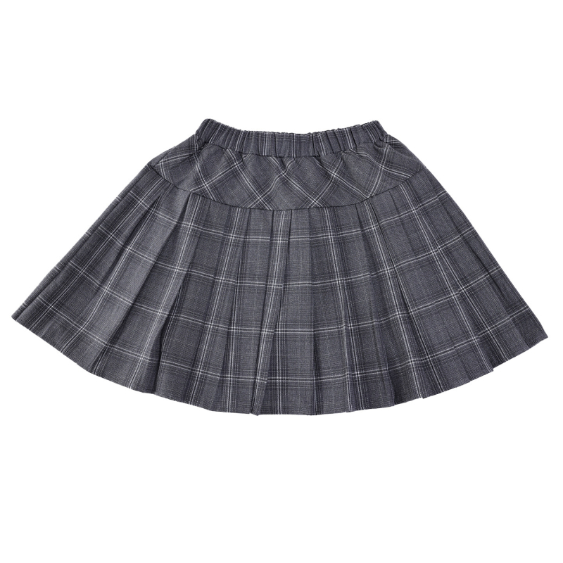 Dječja plisirana suknja za učenice, školski stil, 100% pamuk, pogodna za djevojčice iznad 8 godina (iznad 140 cm), proljeće i jesen, lansirana jeseni 2025