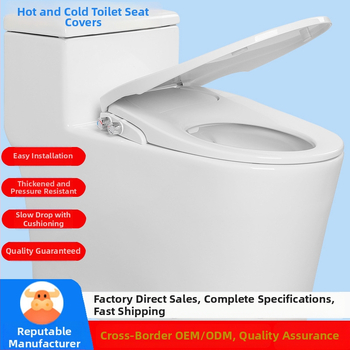 Inteligentné neelektrické bidetové sedadlo na toalete s nastavením tlaku vody teplá/studená, PP materiál, model LSCOLO-901/902/903