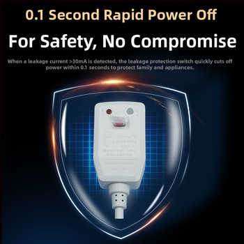 6A Πρίζα Με Προστασία Αντι Διαρροών Για Θερμοσίφωνες Νερού, Έξυπνα Καπάκια Τουαλέτας Και Ηλεκτρικές Βρύσες Ζεστού Νερού, 3C Πιστοποιημένη Αδιάβροχη Θύρα (220–240V)