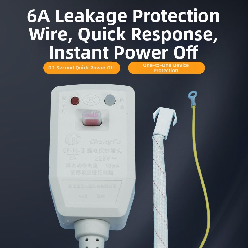 Napájací kábel so zásuvkou 6A pre ohrev vody a chytré sedadlo na toaletu, 220-240V, 3C certifikované