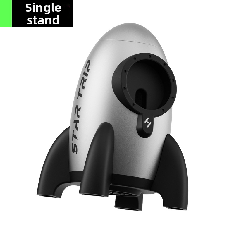 Apple Watch töltőállvány repülőgép-alumínium ötvözetből szilikon talppal, kompatibil Apple Watch-hoz, 254 g