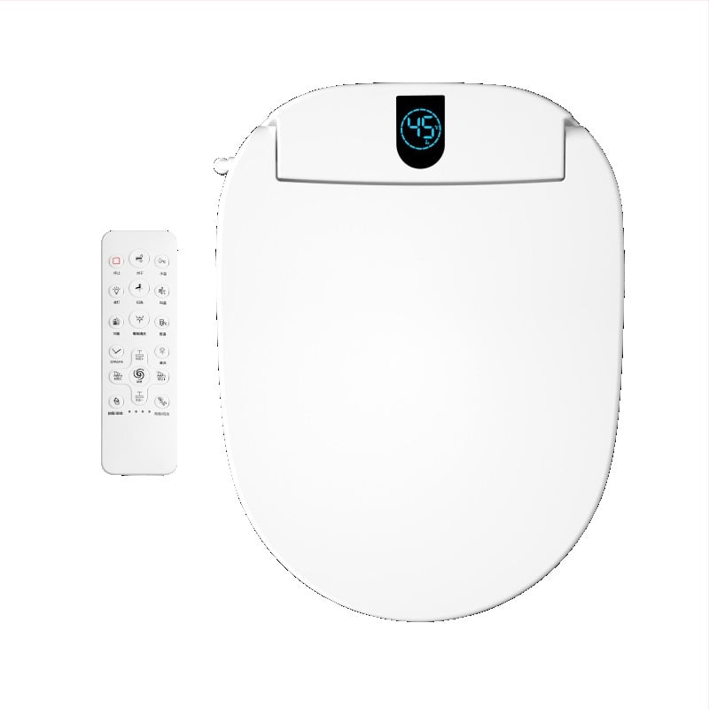 Inteligentné veko na WC s okamžitým ohrevom, senzorové otváranie, umývanie pre ženy, vykurovanie sedadla, sušenie teplým vzduchom, nastaviteľná teplota vody a tlak, samočistiaca tryska, deodorácia, 220V, model HDJ133A