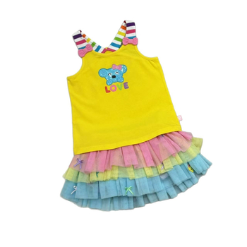 Dječja plisirana suknja u japanskom stilu, 100% pamuk, za djevojčice 3–8 godina, ljeto 2025