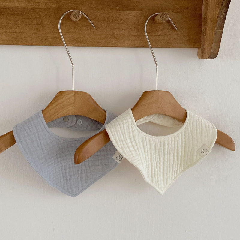 Μπιμπ για μωρά, βαμβακερή γάζα, απορροφητικό, αναπνέει (0–1 ετών, unisex)