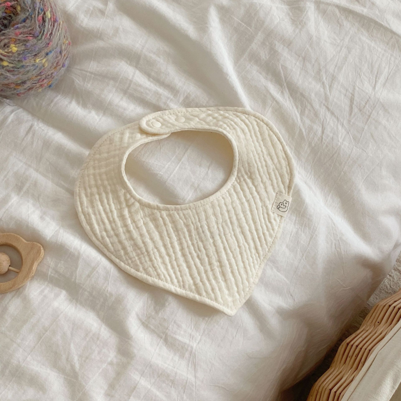 Μπιμπ για μωρά, βαμβακερή γάζα, απορροφητικό, αναπνέει (0–1 ετών, unisex)