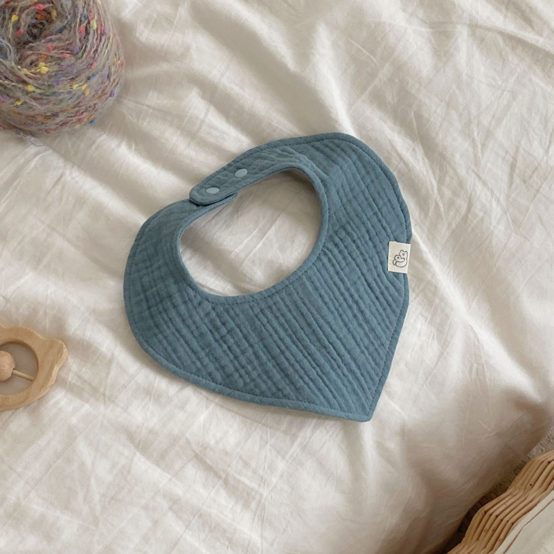 Μπιμπ για μωρά, βαμβακερή γάζα, απορροφητικό, αναπνέει (0–1 ετών, unisex)