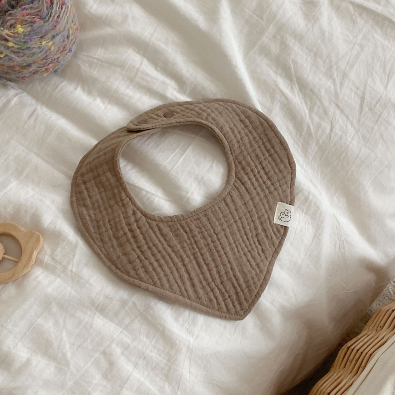 Μπιμπ για μωρά, βαμβακερή γάζα, απορροφητικό, αναπνέει (0–1 ετών, unisex)