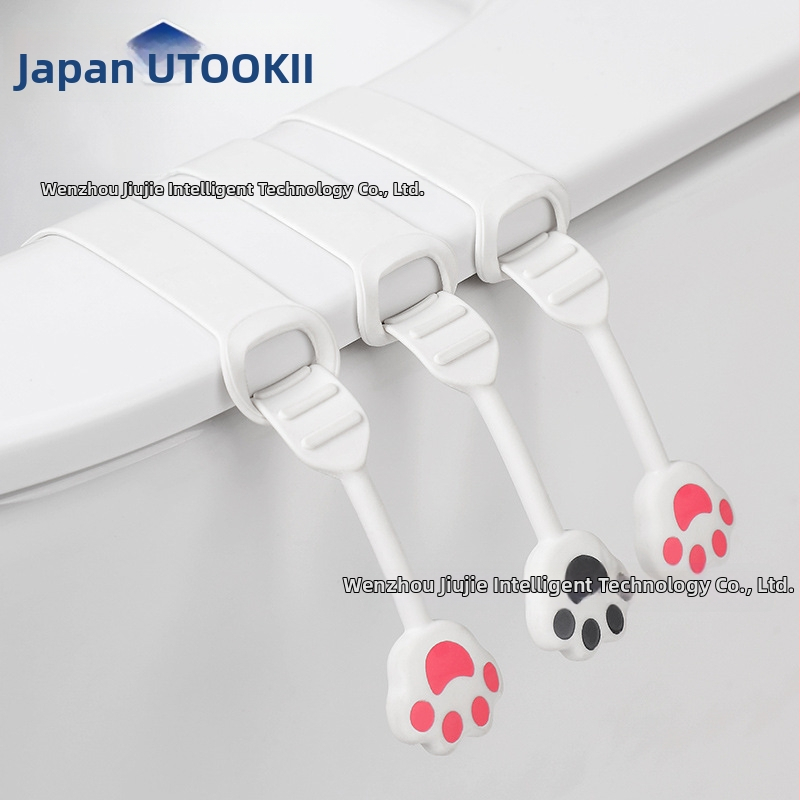 Силиконов повдигач за капака на тоалетната – антизамърсяваща дръжка, Utookii, санитарен клип