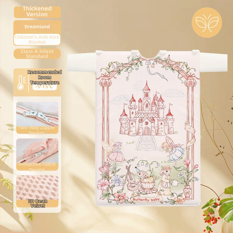 Παιδικός υπνόσακος / κάλυμμα κατά κλωτσιών - Υφασμάτινο από 100% βαμβάκι, βάρος 1.6–2 kg, μάρκα Butterfly Baby, γέμισμα: Άλλο, στυλ: Καρτούν